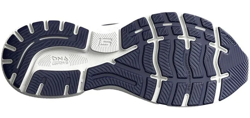 Brooks Men's Ghost 15 2E WIDE - Peacoat/Blue/Orange Pop-5